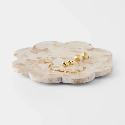 Issey Decorative Marble Plate - Leopard