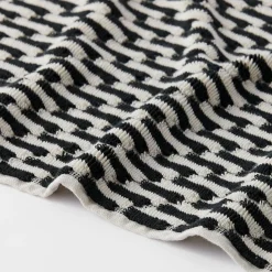 Jasper Towels - Black/White