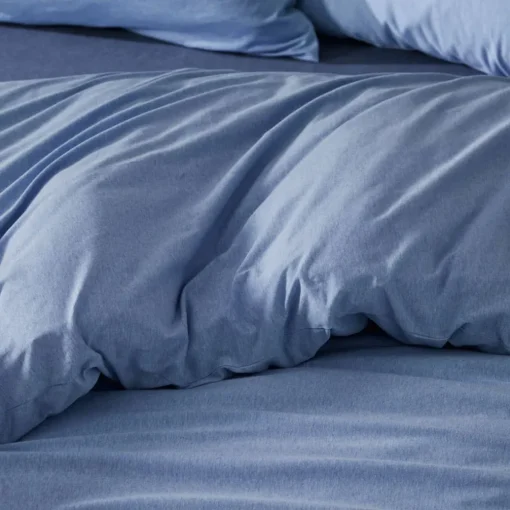 Jersey Quilt Cover - Denim