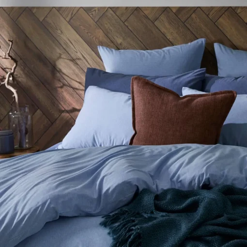 Jersey Quilt Cover - Denim