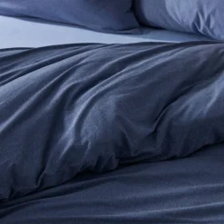 Jersey Quilt Cover - Denim