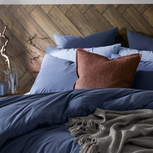 Jersey Quilt Cover - Denim