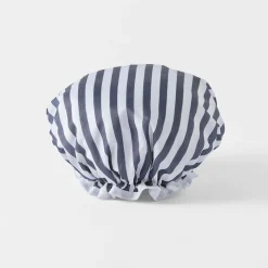 Jett Striped Shower Cap