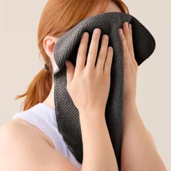 Jude Beauty Headband and Face Washer Set - Charcoal