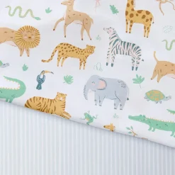 Jungle Friends Fitted Cot Sheet