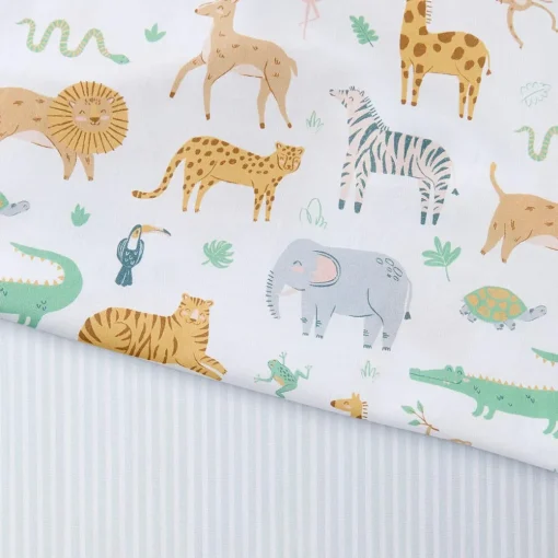 Jungle Friends Fitted Cot Sheet