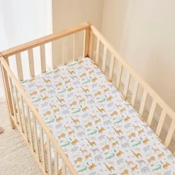 Jungle Friends Fitted Cot Sheet