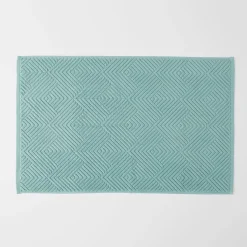 Kinsley Bath Mat - Steel Blue