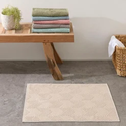 Kinsley Bath Mat - Steel Blue