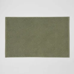 Kinsley Bath Mat - Steel Blue