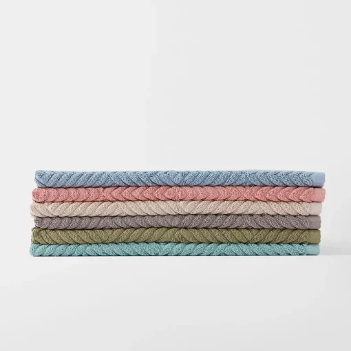 Kinsley Bath Mat - Steel Blue