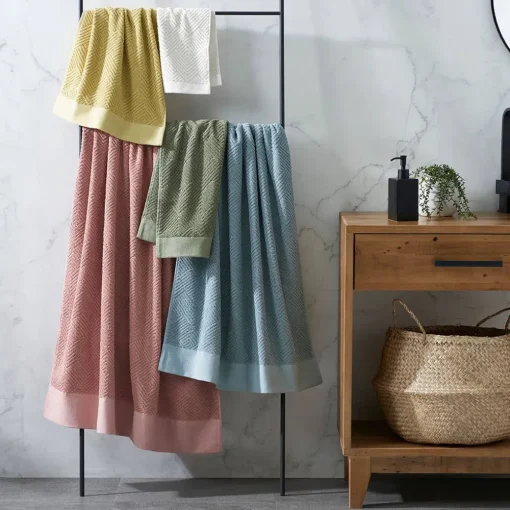 Kinsley Towel - Steel Blue