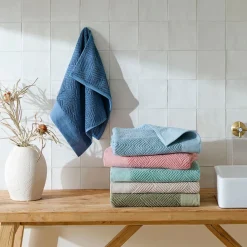 Kinsley Towel - Steel Blue