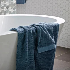 Kinsley Towel - Steel Blue