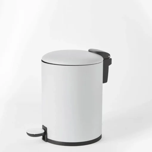 3l Soft Closing Pedal Bin - White