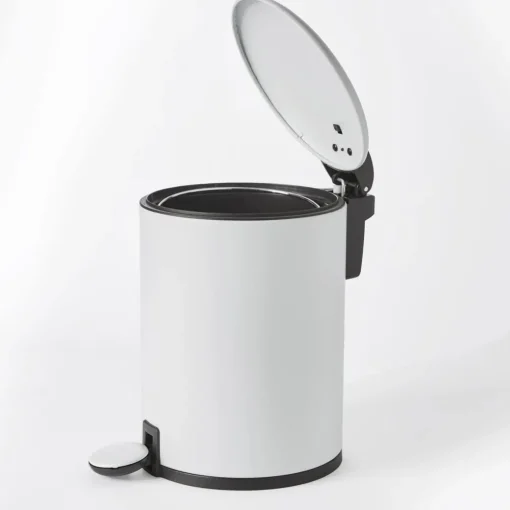3l Soft Closing Pedal Bin - White