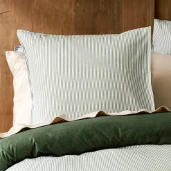 Levi Reversible Brushed Cotton Quilt Cover - Oat