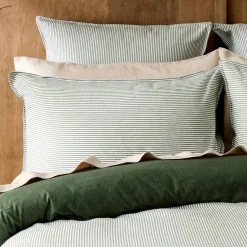 Levi Reversible Brushed Cotton Quilt Cover - Oat