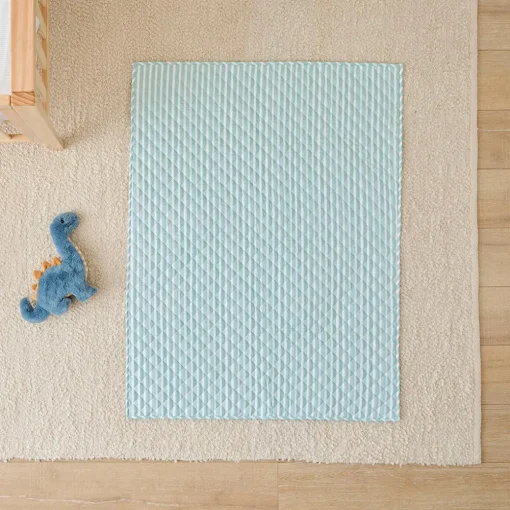 Little Dino Reversible Rectangle Play Mat/Comforter