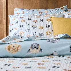 Lucky Reversible Flannelette Quilt Cover Set