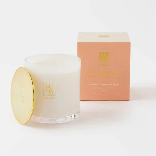 Lumiere Scented Candle - Jasmine, Bergamot And Spice