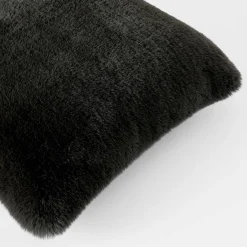 Luxury Faux Fur Cushion - Stone