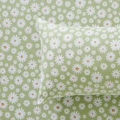 Maeva Flannelette Sheet Set - Soft Blue Floral
