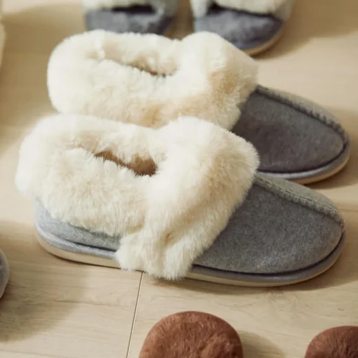 Marle Felt Slipper - Grey