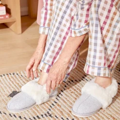 Marle Felt Slipper - Grey