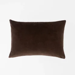 Meera Velvet Linen Cushion - Olive Green
