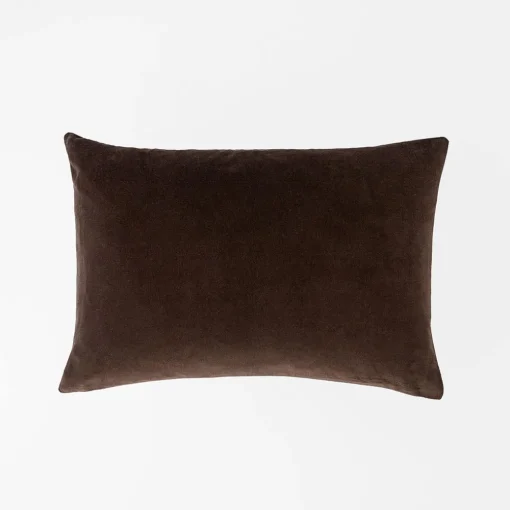 Meera Velvet Linen Cushion - Olive Green