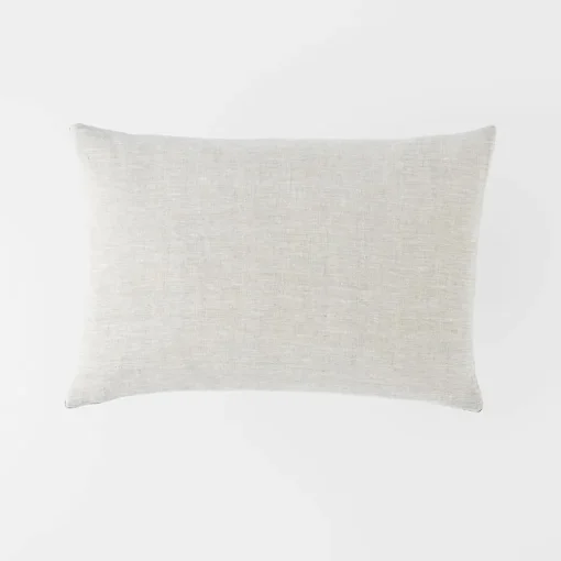 Meera Velvet Linen Cushion - Olive Green