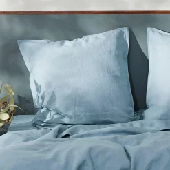 Milano Linen Quilt Cover - Granite