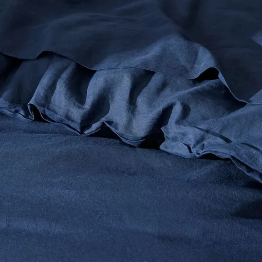 Milano Linen Quilt Cover - Granite