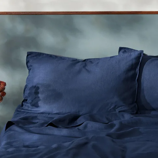 Milano Linen Quilt Cover - Granite