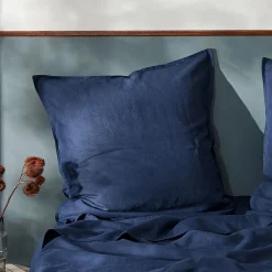 Milano Linen Quilt Cover - Granite