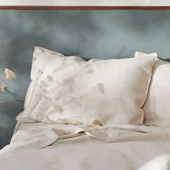 Milano Linen Quilt Cover - Granite
