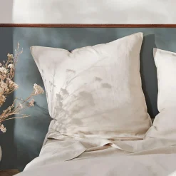 Milano Linen Quilt Cover - Granite