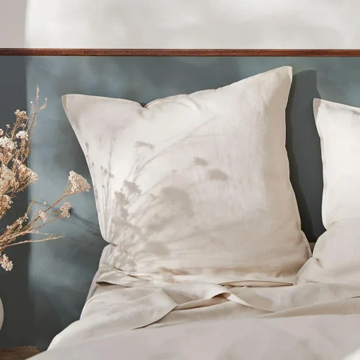 Milano Linen Quilt Cover - Granite