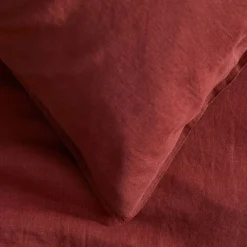 Milano Linen Quilt Cover - Henna