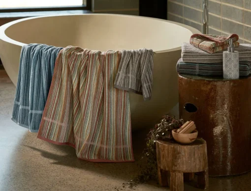 Montauk Towel - Teal Multi