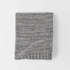Moss Ombre Throw - Bluestone