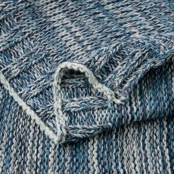 Moss Ombre Throw - Bluestone
