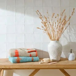 Mr Fox Towel - Light Blue