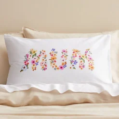 Mum Blooms Standard Pillowcase