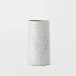 Natalia Debossed Ceramic Vase Large