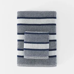 Neve Wide Stripe Turkish Cotton Towel