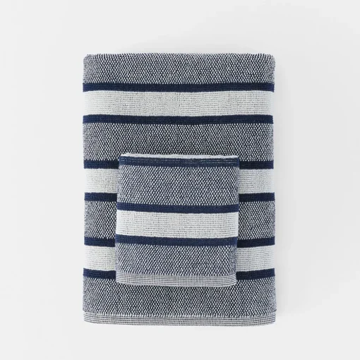 Neve Wide Stripe Turkish Cotton Towel