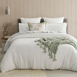 Nico Quilt Cover - Ivory