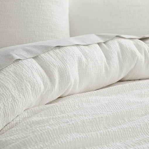 Nico Quilt Cover - Ivory